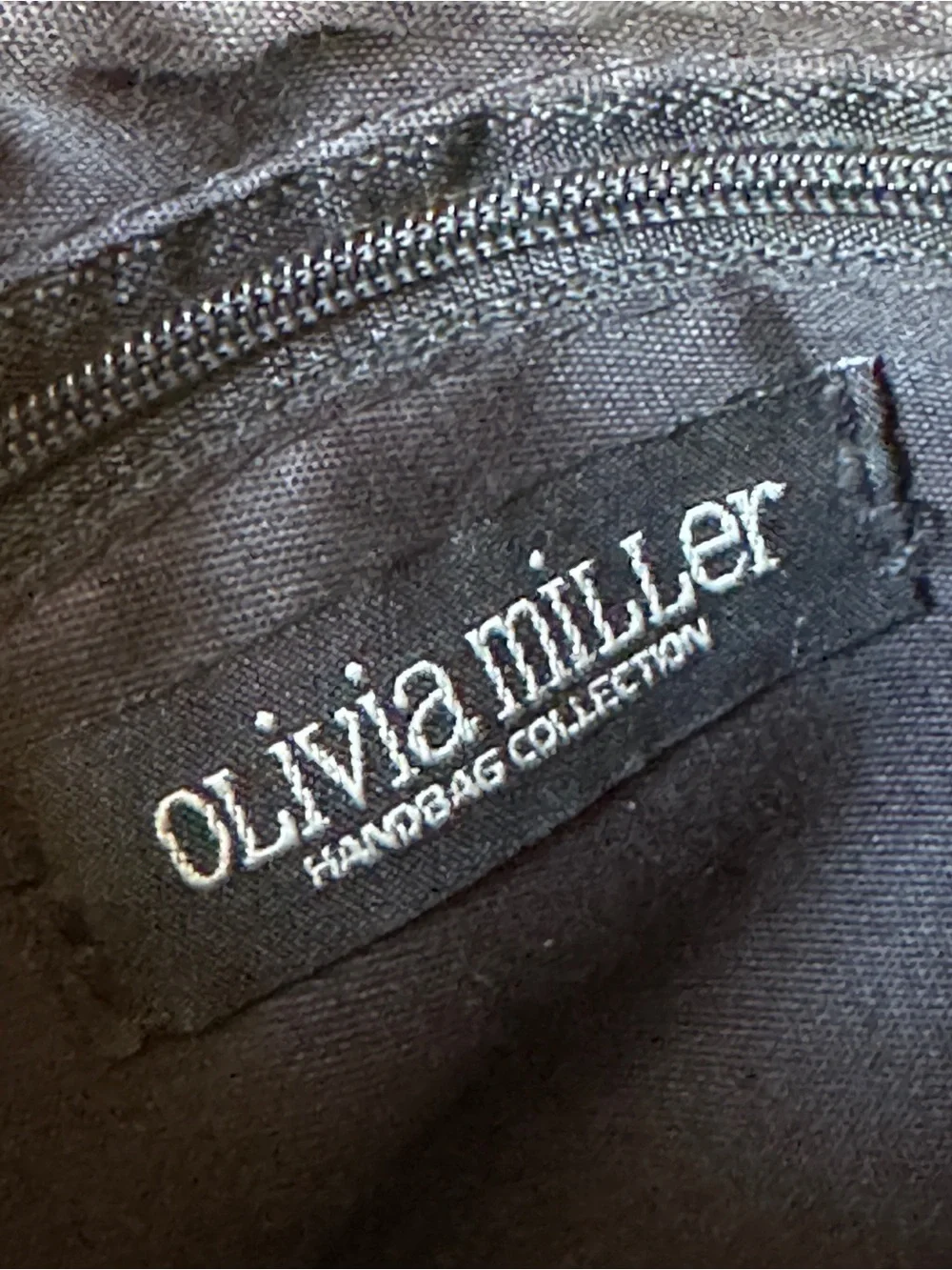 Olivia Miller Black Studded Crossbody Bag with Silver Chain